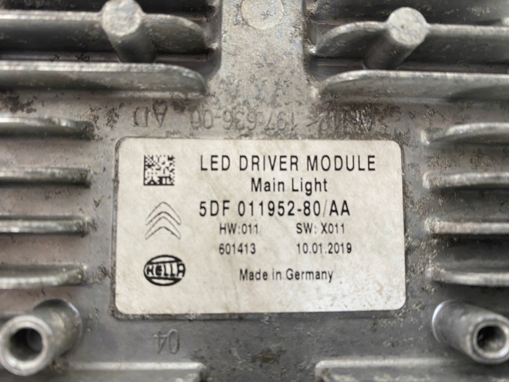 фото №3, Citroen c5 aircross модуль pprzetwornica led лампа 2017-