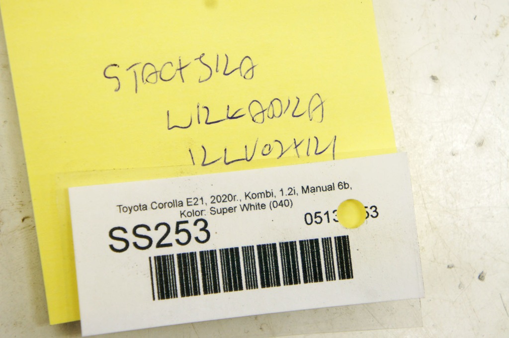 фото №7, Ss253 toyota corolla e21 xii замок запалювання ключі вкладка комплект 45020-02-14