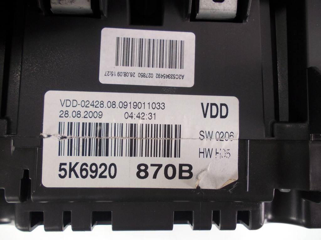 фото №8, Набір стартовий імобілайзер golf 6 vi 2,0 gti 100% ok europa