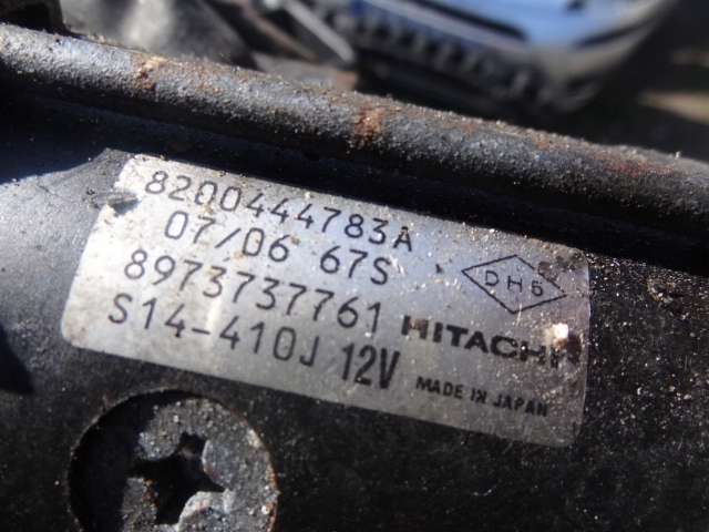 фото №3, Стартер renault espace iii 3.0 dci 8200444783a