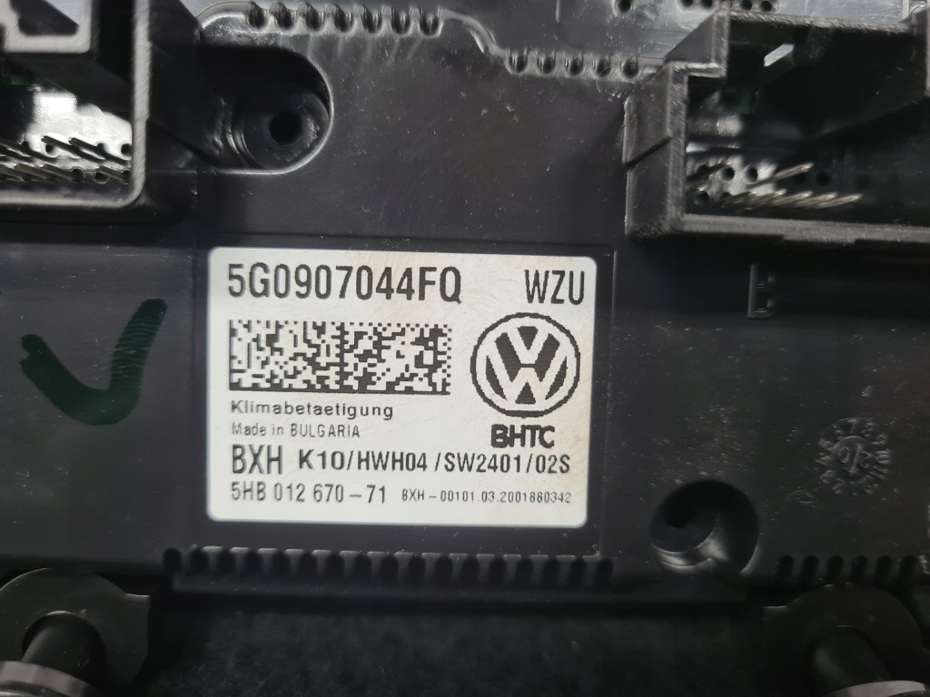 фото №4, Vw t-roc 1.5 ben 2020 r 10 tys km панель кондиционера 5g0907044fq