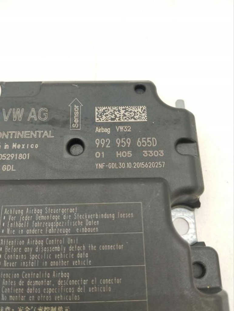 фото №5, Porsche taycan 9j1 2021 модули подушек воздушных