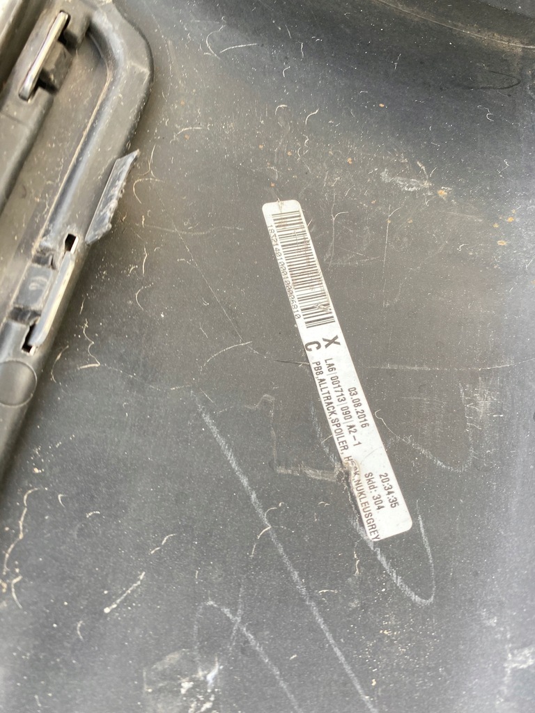 фото №9, Спойлер накладка-спойлер задня vw passat b8 alltrack 14-