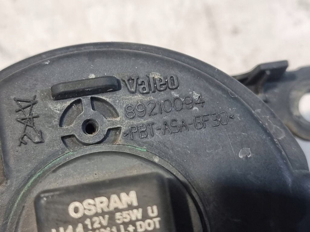 фото №10, Лампа протитуманна протитуманна фара лівий оригінальний номер 9650001680 citroen xsara picasso 06r