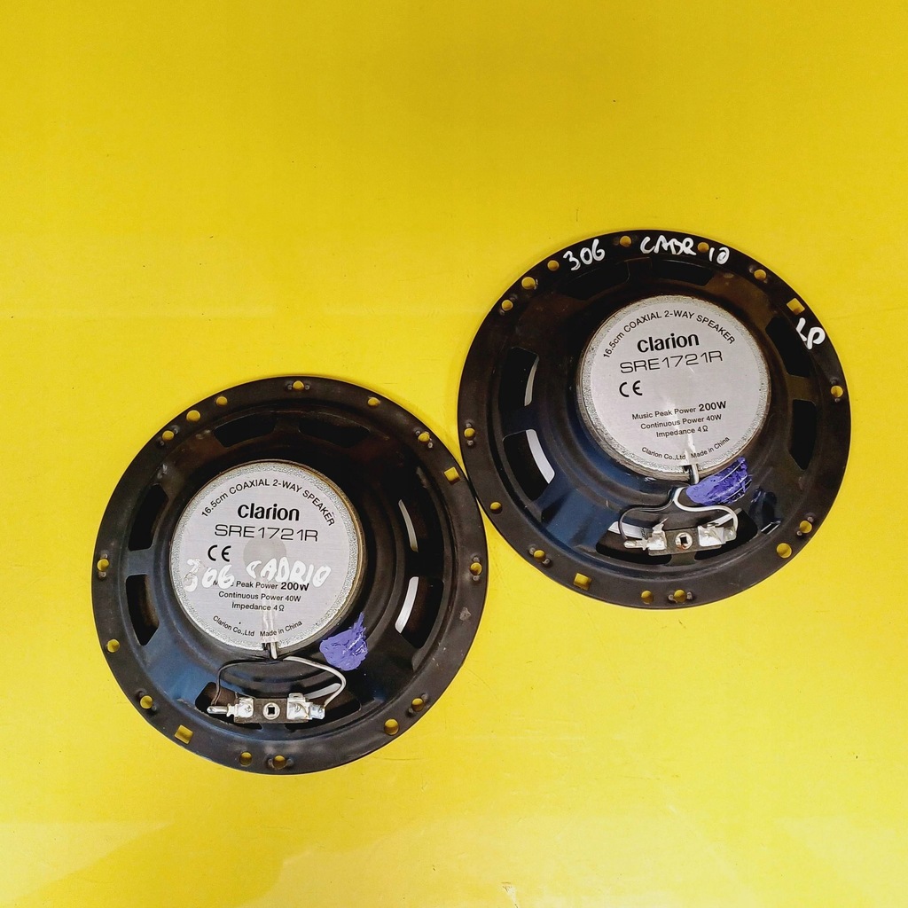 фото №6, Динамик правый левый перед peugeot 306 clarion sre1721r nr881