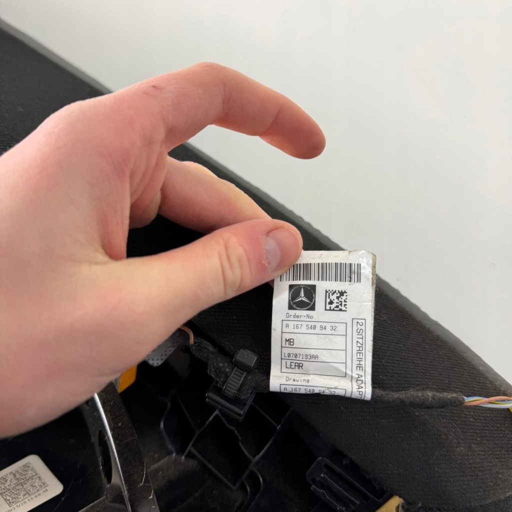 фото №13, Подушка подушка безопасности дверь задняя задних mercedes gle w167 coupe оригинальный номер a1675409432