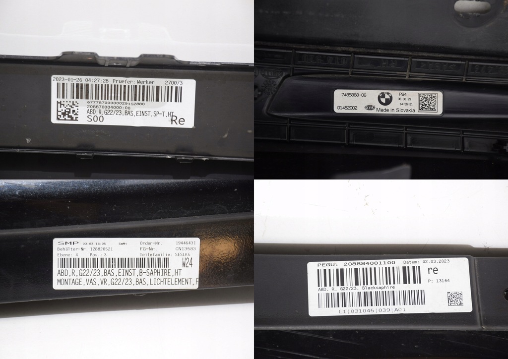 фото №16, Bmw 4 g22 g23 права молдинг basic накладка захист поріг підсвічена 475