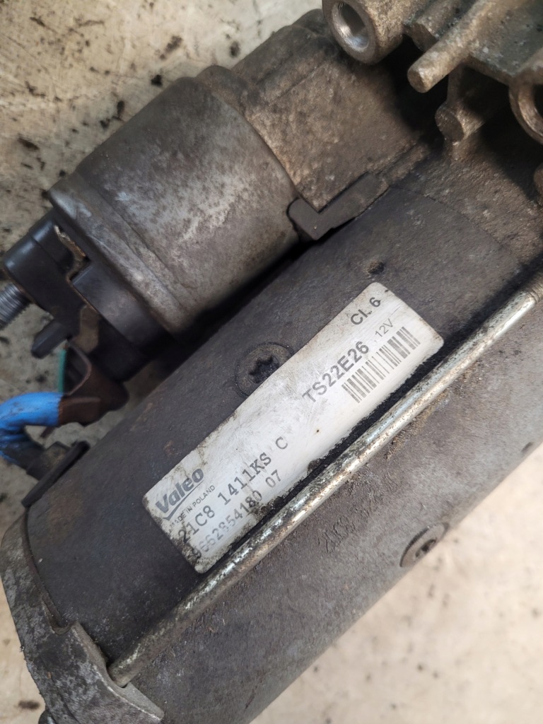 Стартер valeo оригинальный номер 9662854180 11z. citroen c-elysee ii 1.6 bluehdi с Разборки