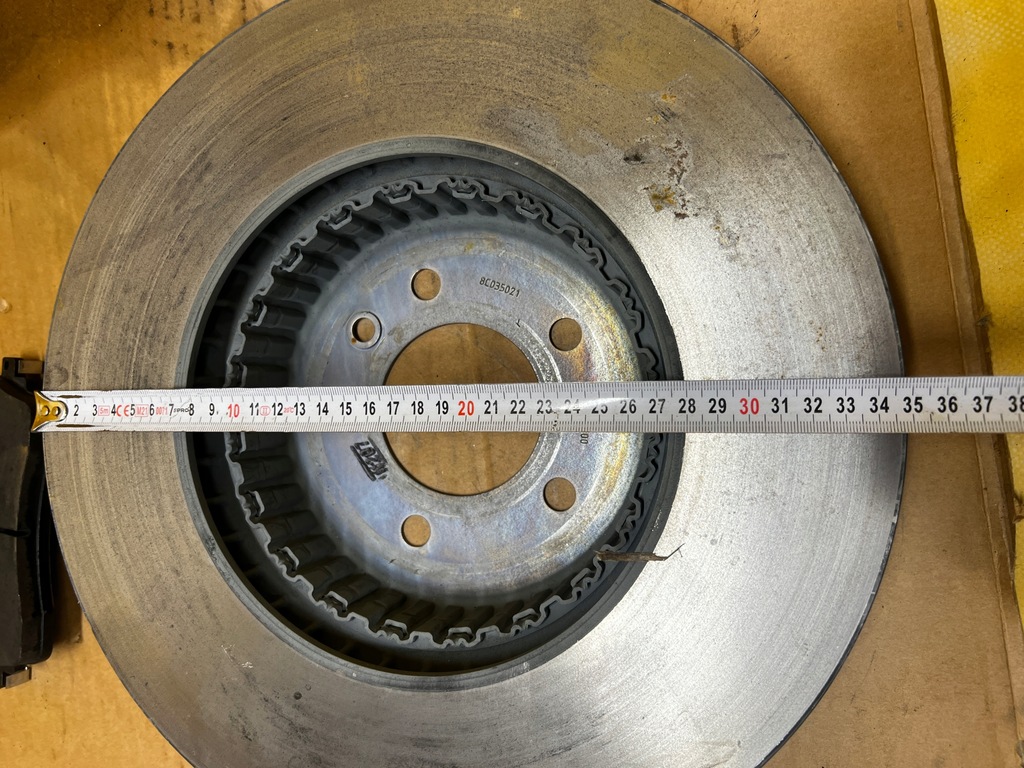 фото №11, Комплект тормозные диски тормозные колодки тормозные перед land rover defender ii l663