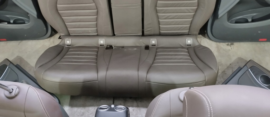 фото №6, Сидіння заднє сидіння обшивки оббивка коричневий mercedes glc w253 suv x253 253