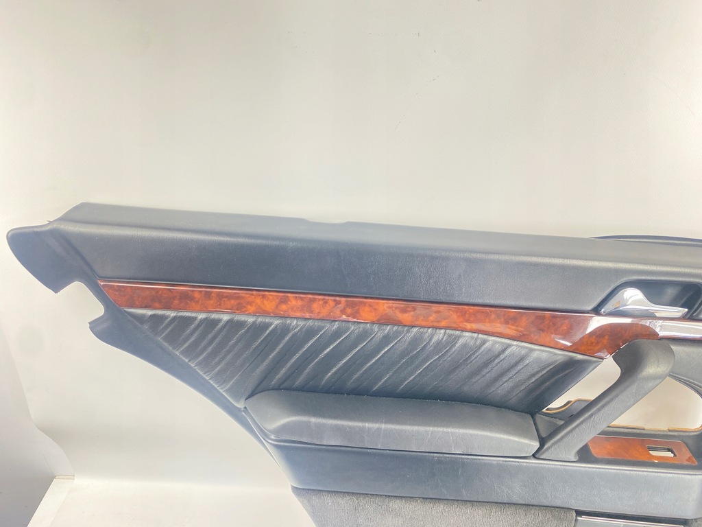 фото №6, Обшивка двері лівий задній задня mercedes w140 se чорний комплект bdb