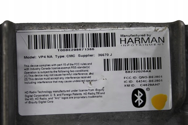 фото №10, Chrysler pacifica 17- радіо навігація 68232026ak