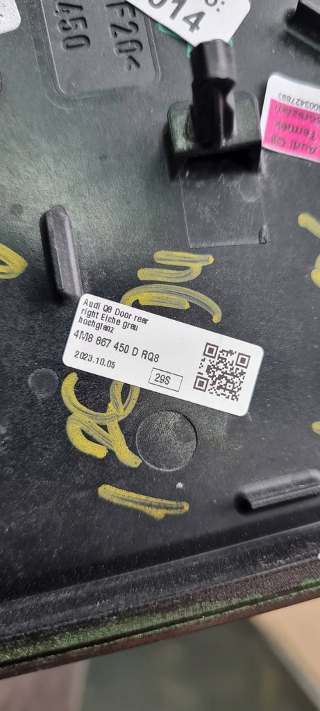 фото №13, Sq8 4m rsq8 q8 молдинг декоративна dekor двері правий задня 4m8867450d rq8