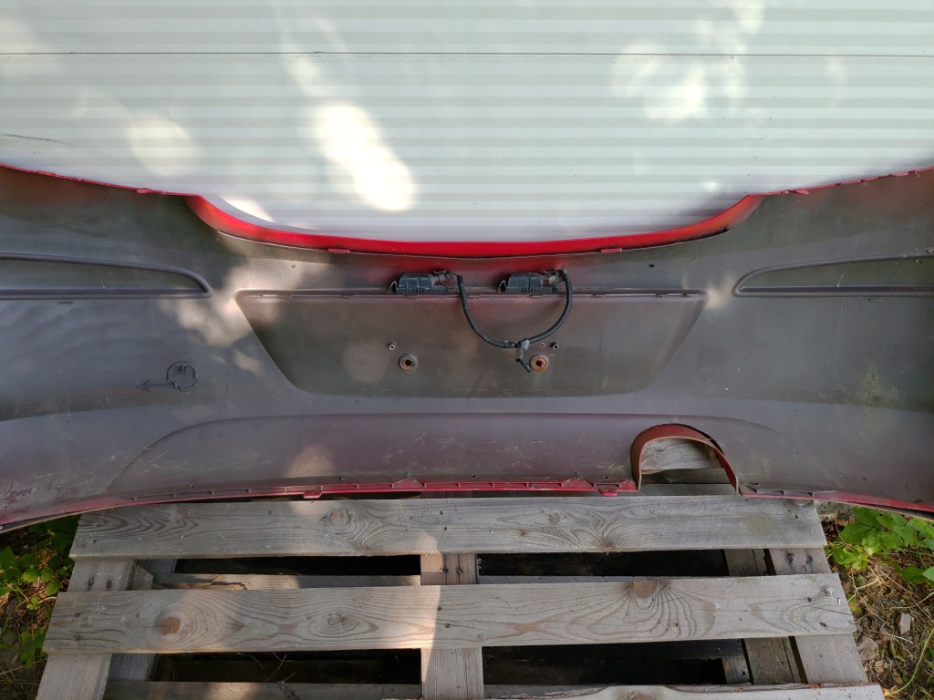 Бампер задний  задний opel corsa d рестайлинг  opc line 3 дверь 2011-2014 красный Киев