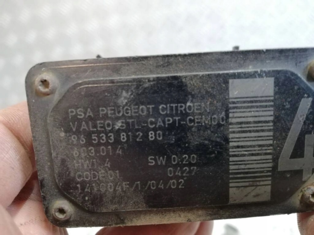 фото №2, Citroen c5 датчик модуль поперечина движения 9653381280