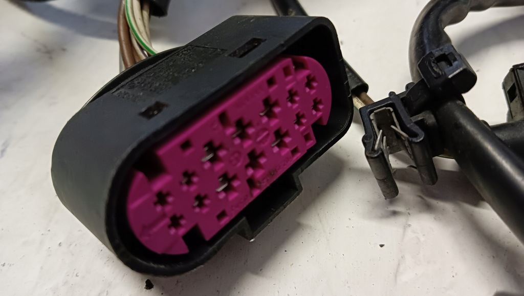 фото №9, Audi a6 c6 жгут отсек двигателя лампа омывателя 3.2 fsi v6 europa 04-08