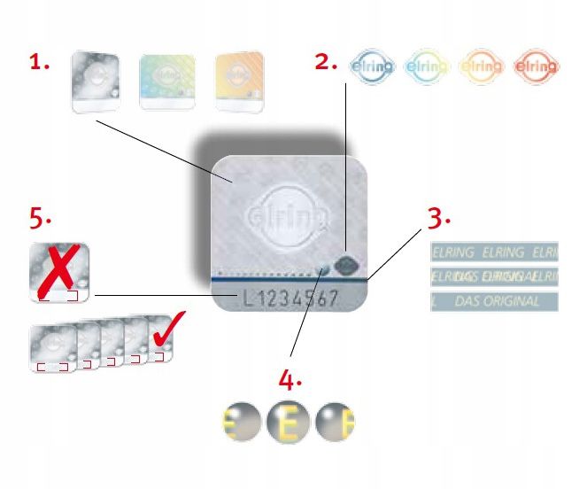 фото №1, Elring 718.200 прокладка, коллектор впускной