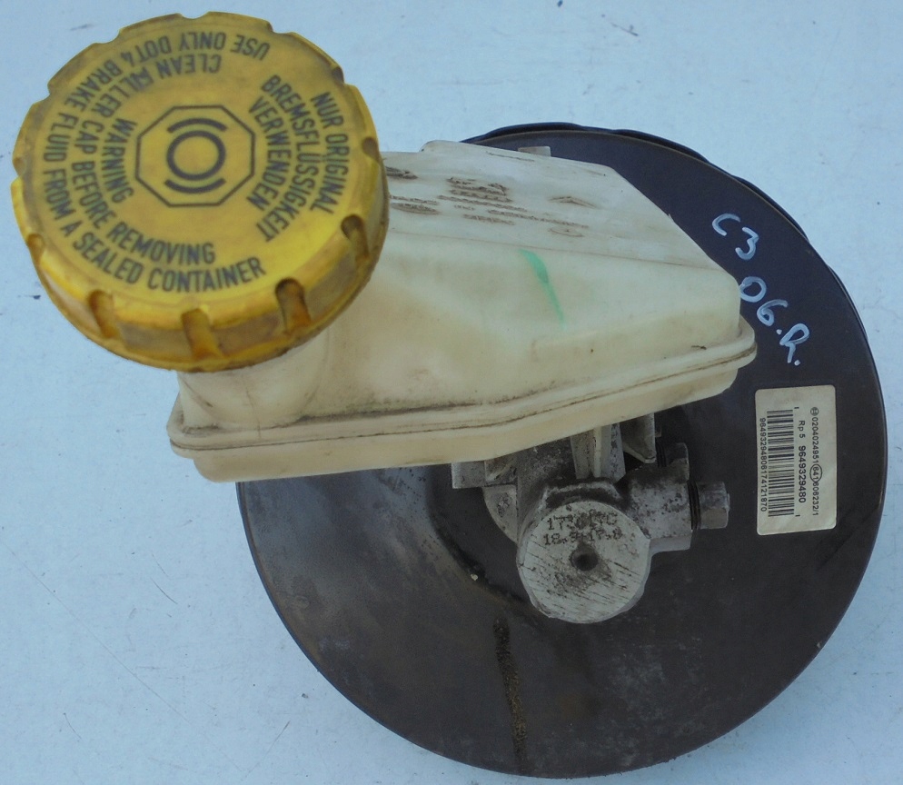 фото №1, Peugeot оригінальний номер 9649329480 підсилювач гальм насос гальмівна