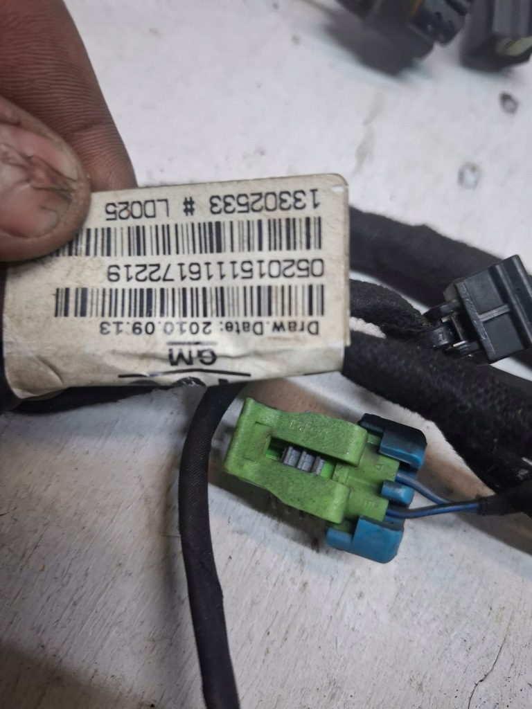 фото №8, Электропроводка бампера перед zafira c 13302533