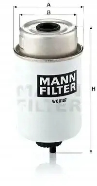 Купити Фільтр пального wk 8107 mann-filter