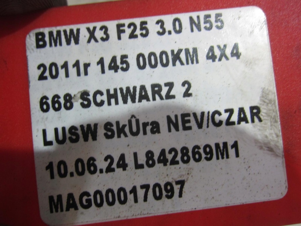 фото №13, Bmw x3 f25 n55 x4 f26 306km турбіна турбонагнітач комплектна 11657583909
