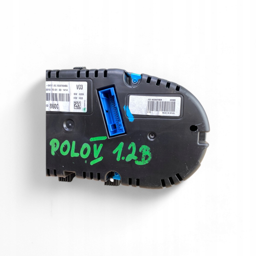 фото №9, Vw polo v 5 1.2 бензин лічильник прилади спідометр obrotomierz eu