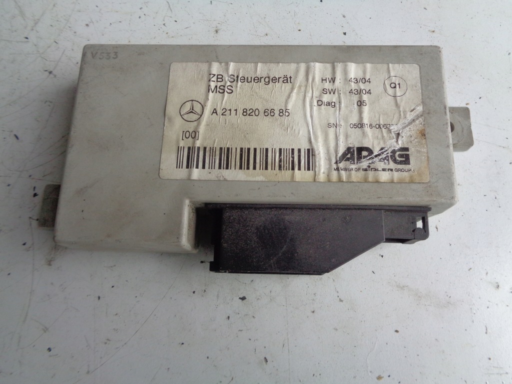 фото №1, Блок управления модуль a2118206685