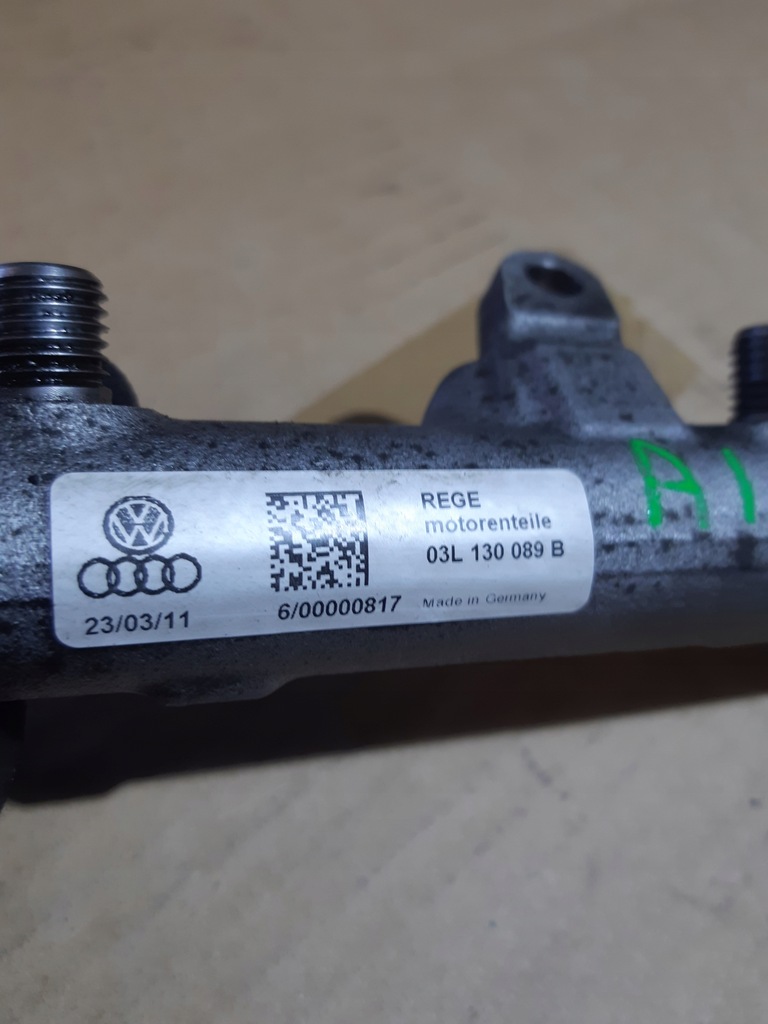 фото №7, Audi a1 8x 1.6 tdi молдинг упорскування датчики 5ws40730at 03l130089b