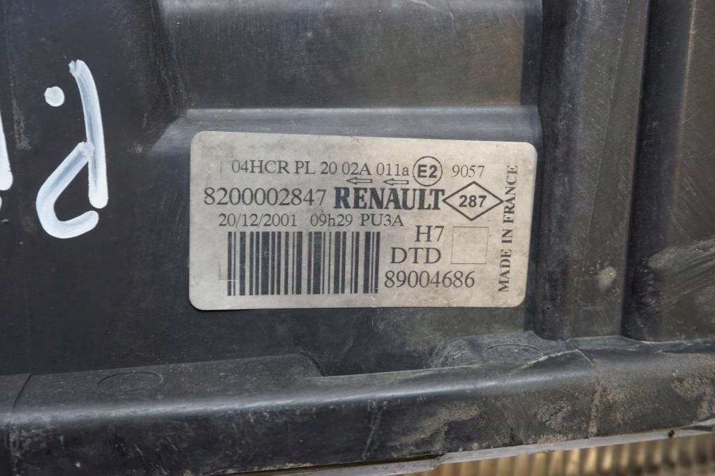 фото №7, Лампа правая перед renault laguna ii