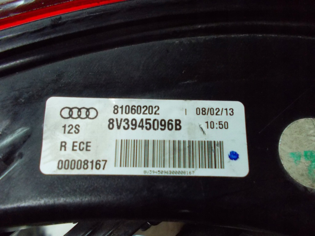 фото №7, Audi a3 8v 3d лампа правый задняя led 8v3945096b