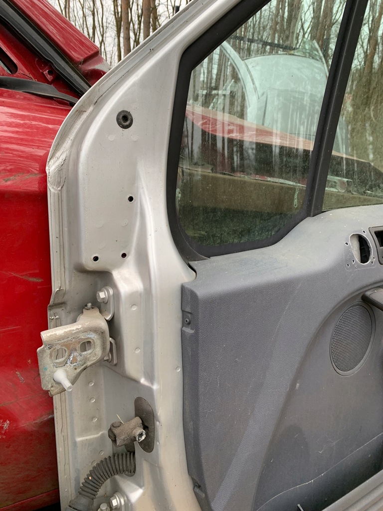 фото №13, Transit connect mk1 двері правий перед скло ручка сріблястий bdb