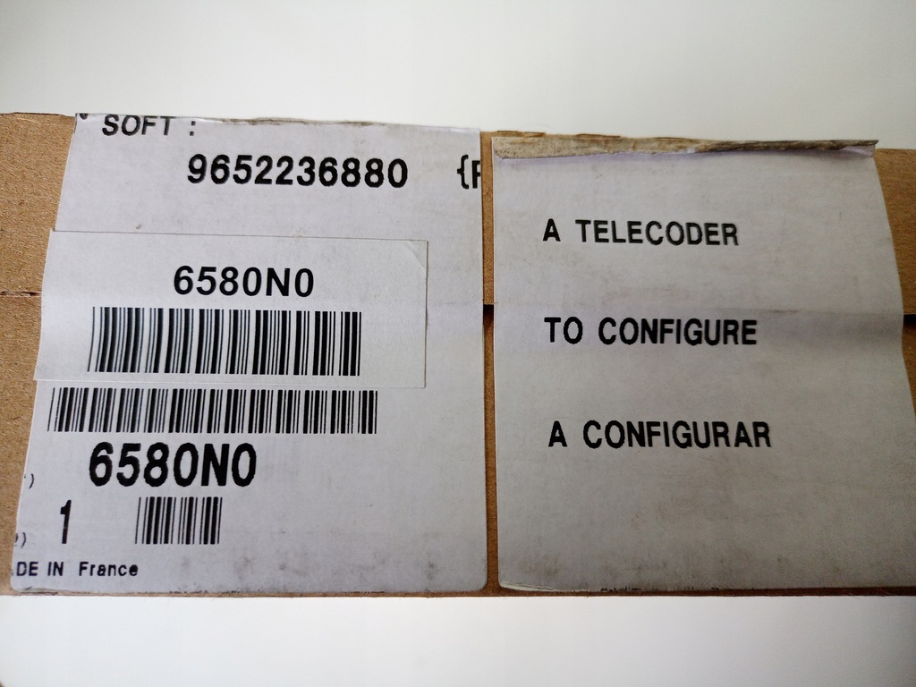 фото №5, Nowa oryg коробка модуль bsi peugeot 307 9651197380