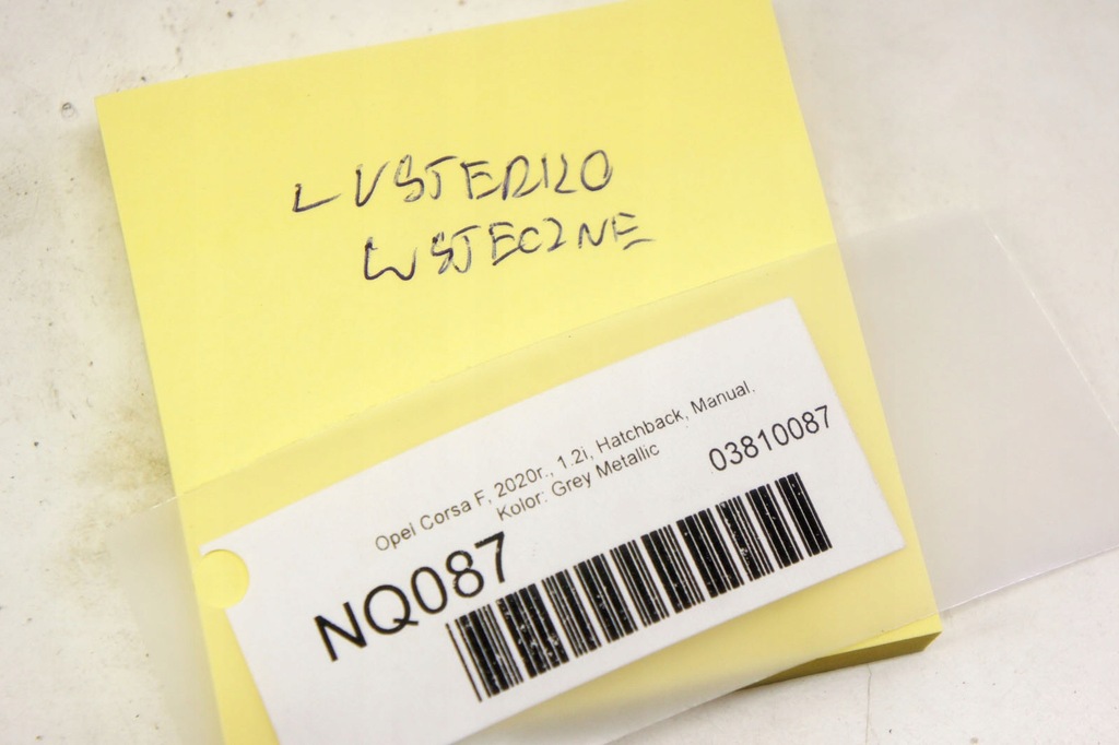 фото №5, Nq087 opel corsa f дзеркало заднього виду внутрішнє