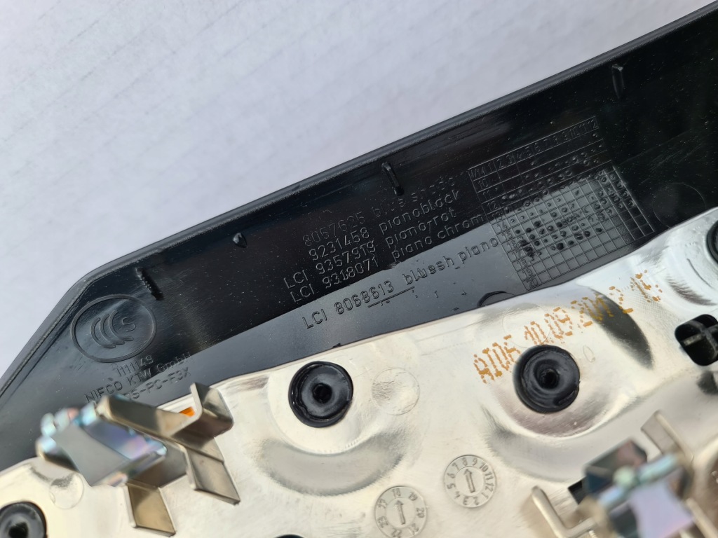 фото №5, Bmw 3 f30 решітка обдув dekor консолі 51459231