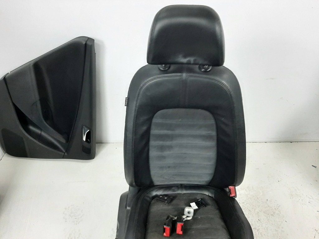 фото №9, Passat b6 variant 08r оббивка шкіра комплект сидіння заднє сидіння обшивки тунель