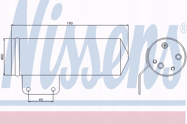 фото №11, Осушувач кондиціонера fiat punto 1.2/1.8/1.9d 09.9