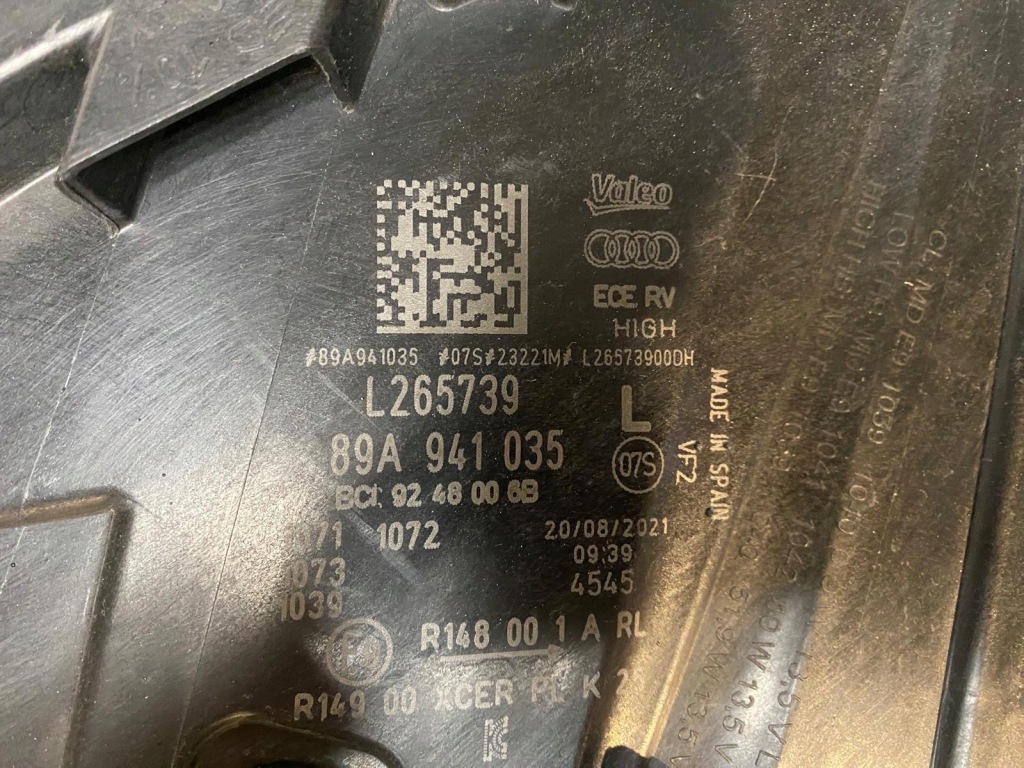 фото №9, Лампа ліва передня audi q4 89a e tron full led 89a941035