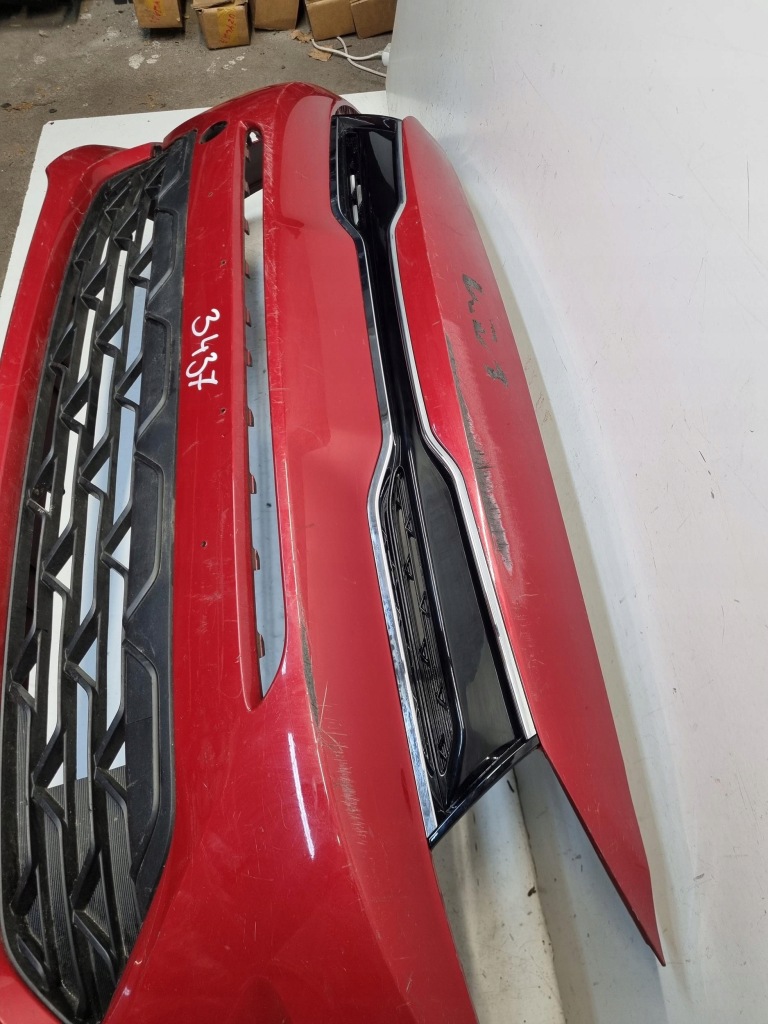 фото №3, Kia rio 4 iv lift бампер перед передній решітка радіатора