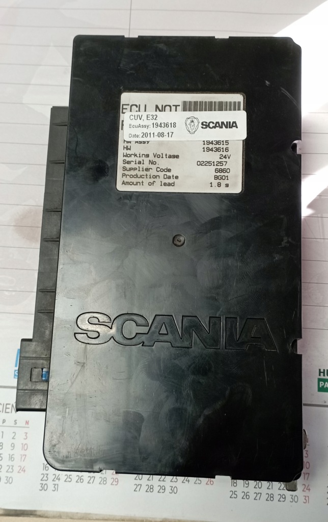фото №1, Блок керування світла cuv scania r 1943615
