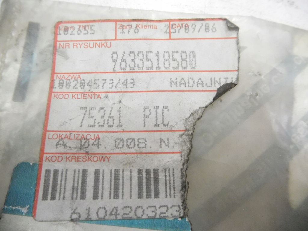 фото №7, Датчик температуры жидкость охлаждающий fiat ducato оригинальный номер 9633518580