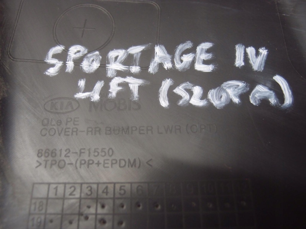 фото №12, Бампер задняя спойлер sportage iv 86612-f1550