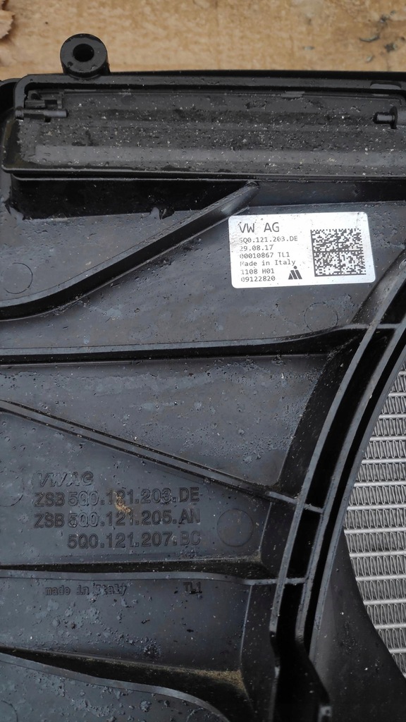 фото №10, Комплект радиатор 1.5tsi vw t-roc 5q0121251gn