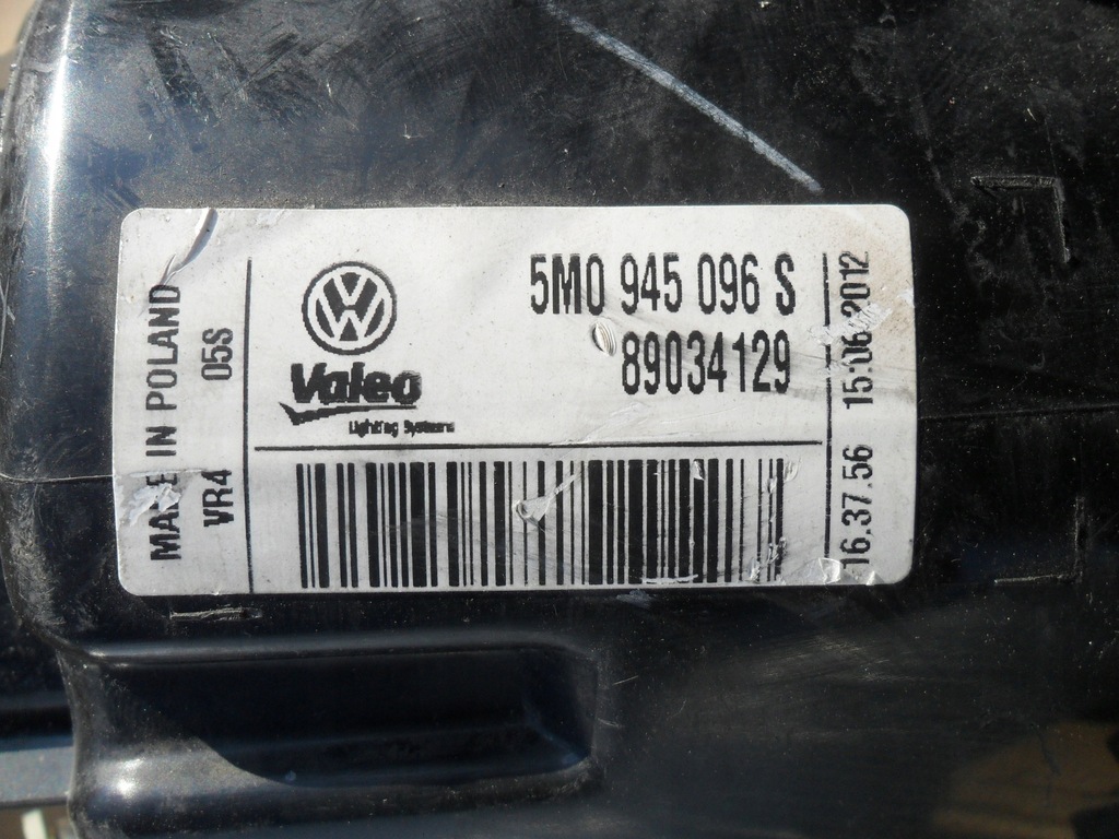 фото №10, Vw golf plus лампа правая задняя 5m0945096r