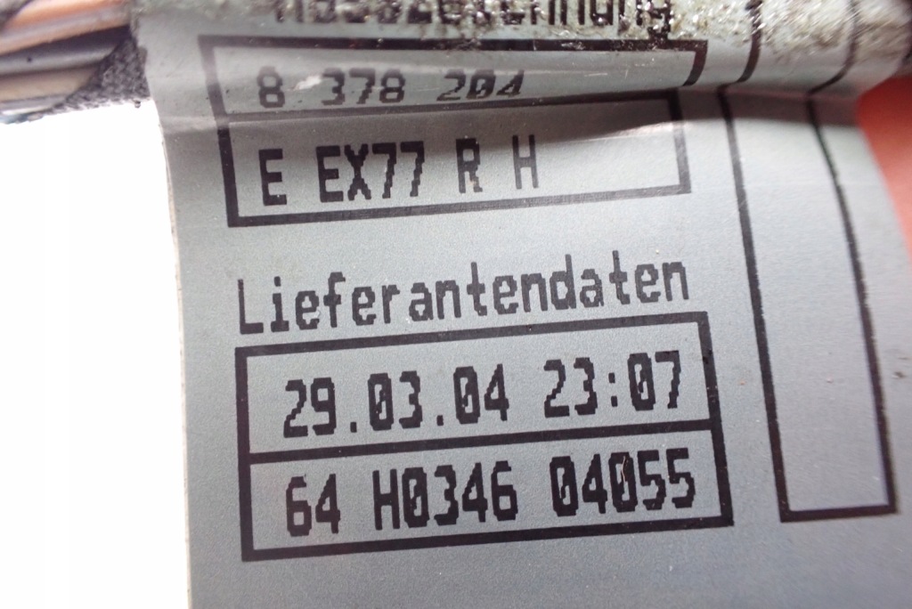 фото №8, Жгут дверь левый перед bmw e46 coupe 8378204