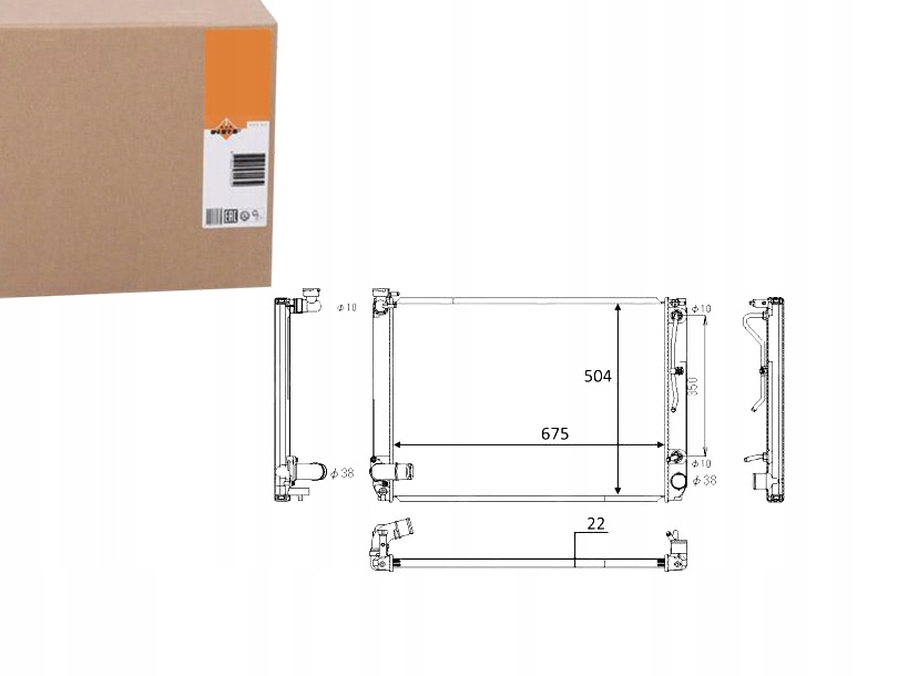 Купить Nrf радиатор lexus rx350 06-08 nrf