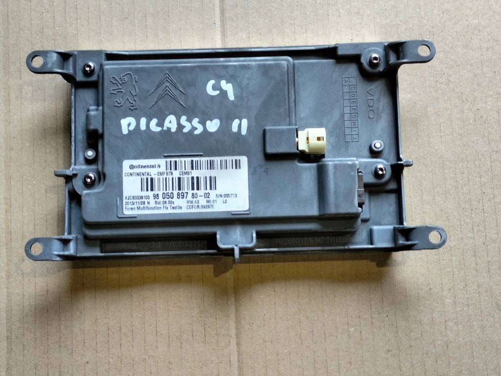 фото №4, Citroen c4 picasso ii дисплей