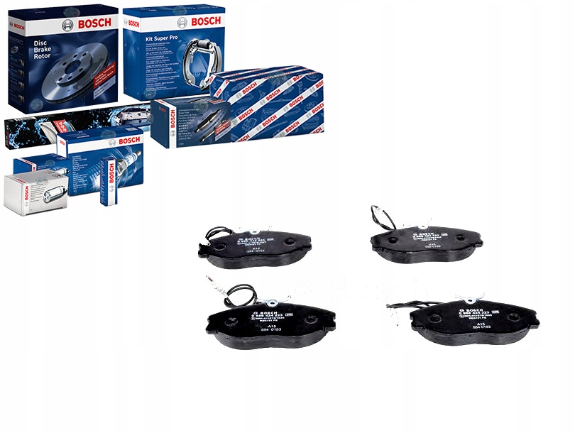 фото №1, Тормозные колодки тормозные peugeot перед 406 607 95-04 bosch