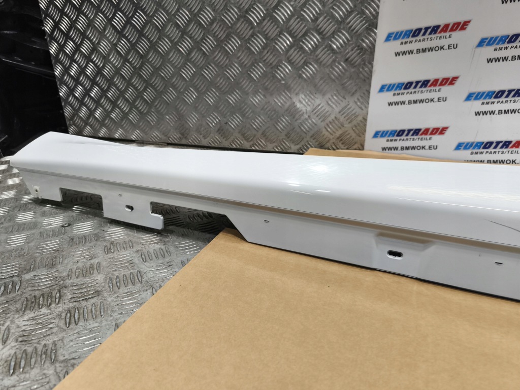 фото №12, Bmw g14 g15 f91 f92 m8 mpakiet молдинг поріг ліва alpinweiss