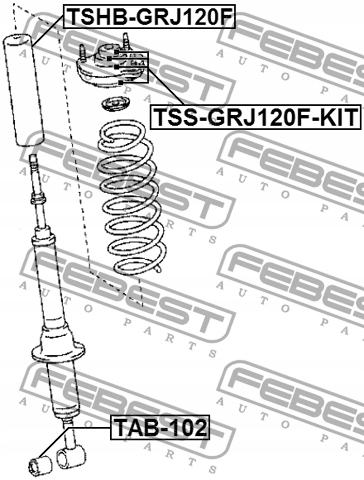 фото №6, Защита амортизатора перед febest do toyota prado
