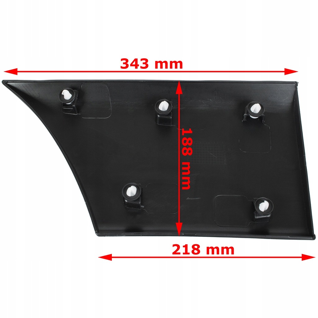 фото №3, Молдинг боковая крыла правая do renault master iii